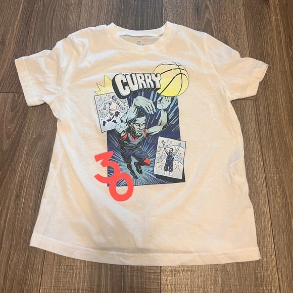 Under Armour UA YXS Steph Curry Basketball Shirt Youth Small NEW Loose - Picture 1 of 4